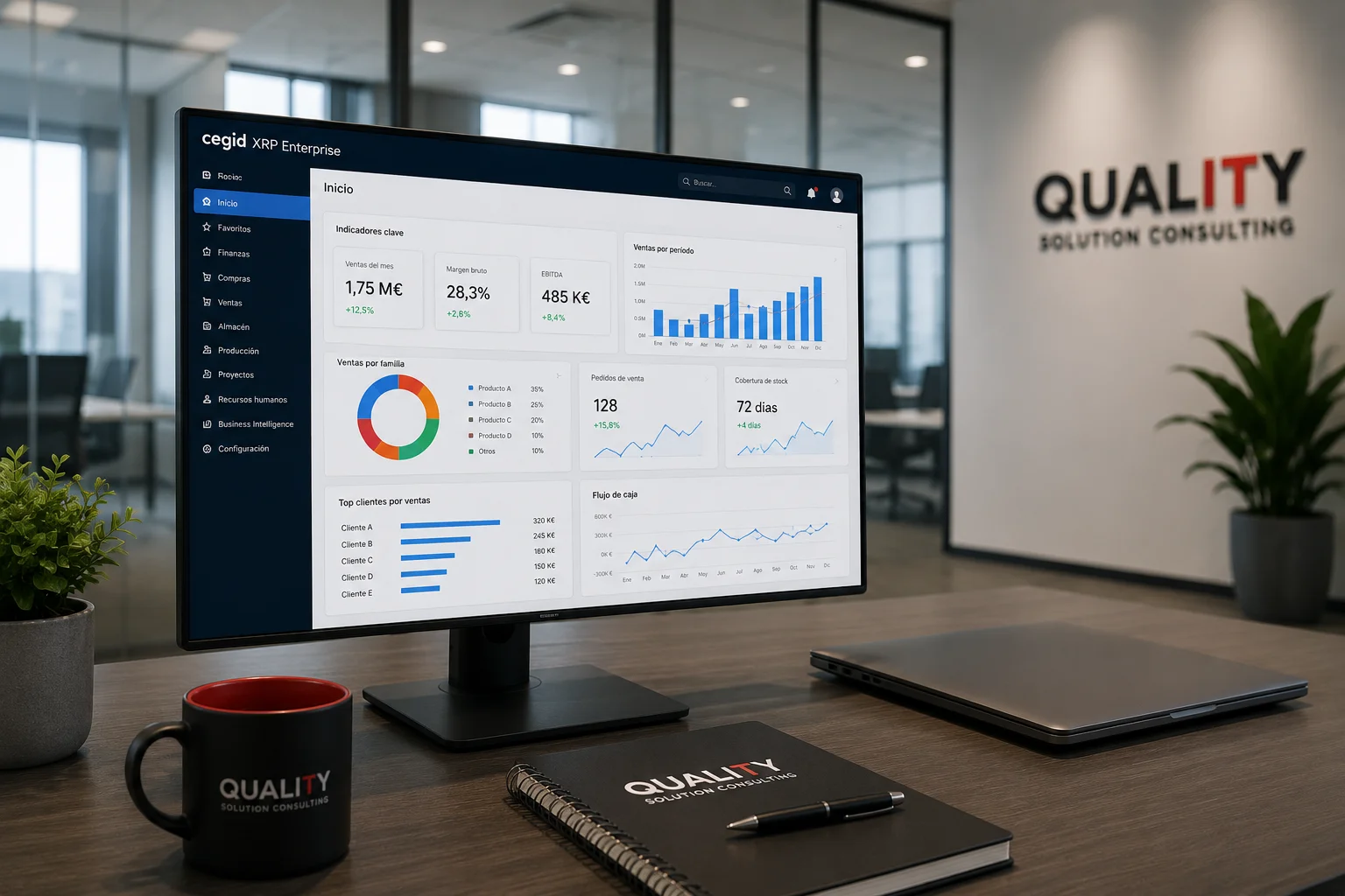 Cegid XRP Enterprise ERP cloud en empresa mediana